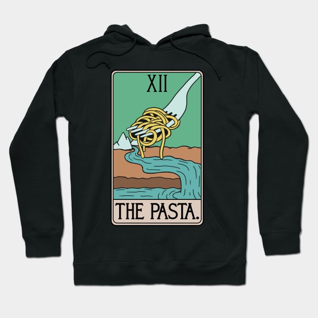 The Pasta Tarot Card Funny Hoodie by isstgeschichte